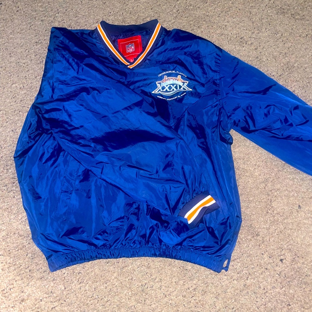 Vintage 2005 NFL Super Bowl XXXIX (39) Windbreaker